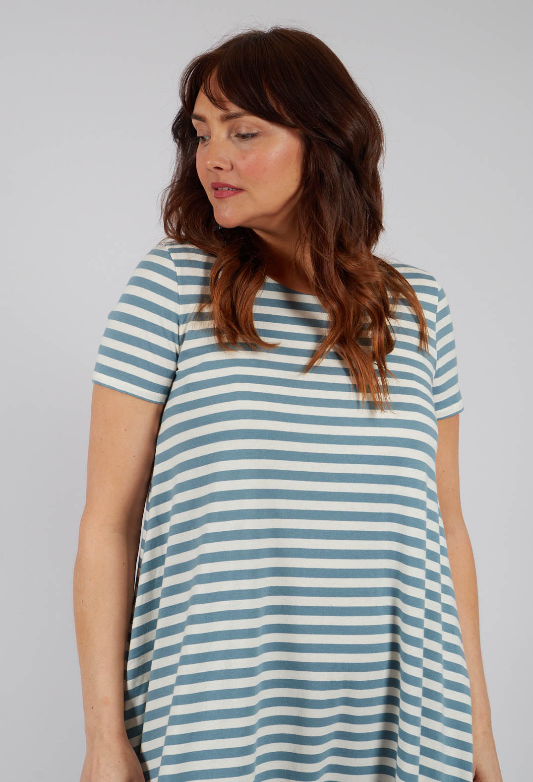 T-Shirt Dress in Sky