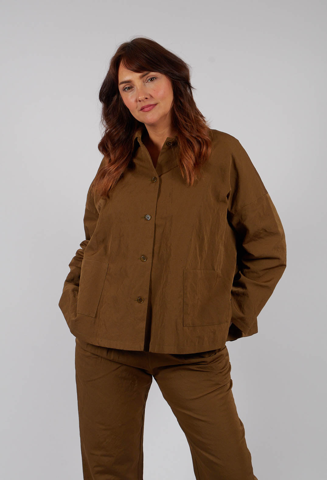 Jacket in Military Green