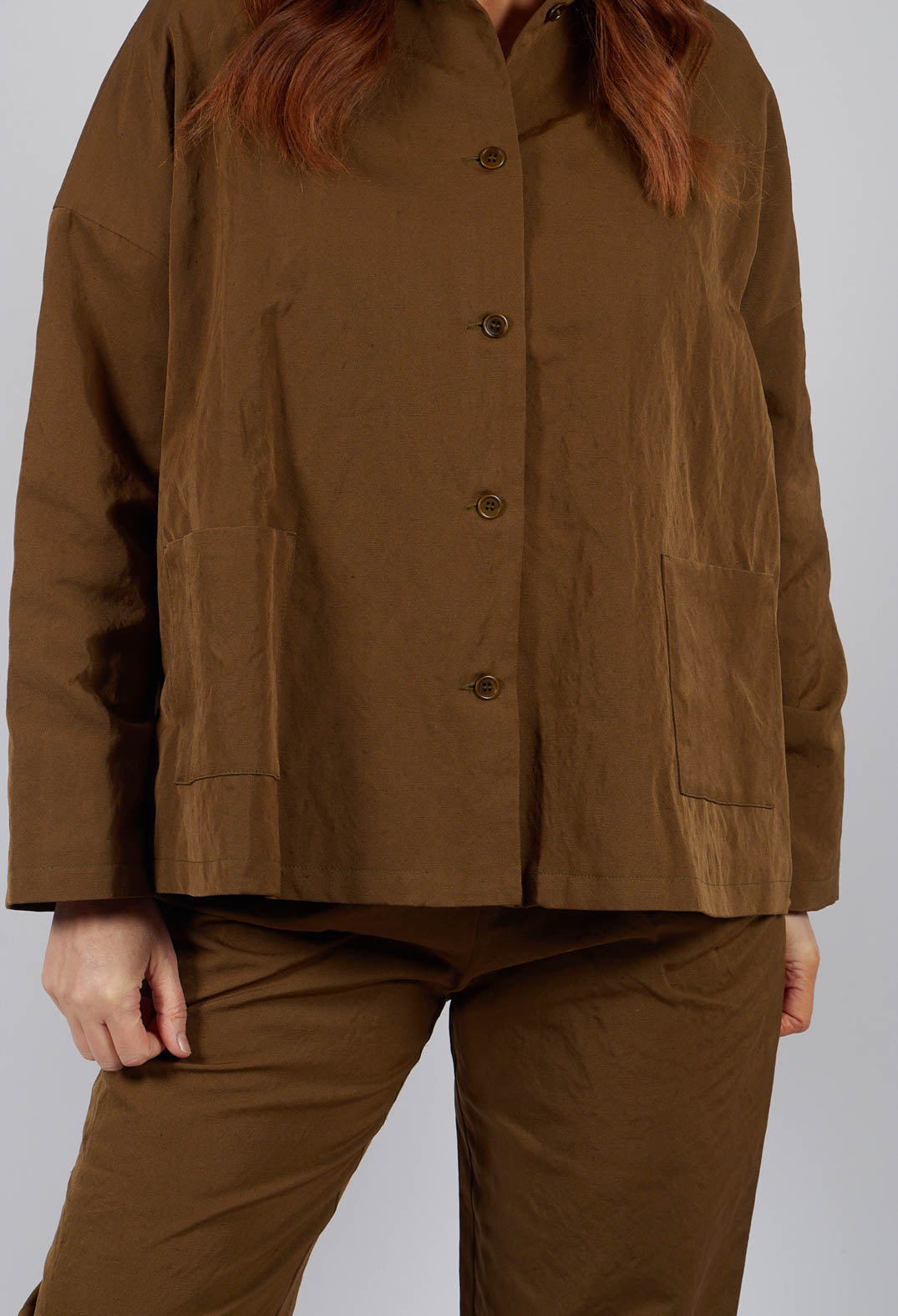 Jacket in Military Green