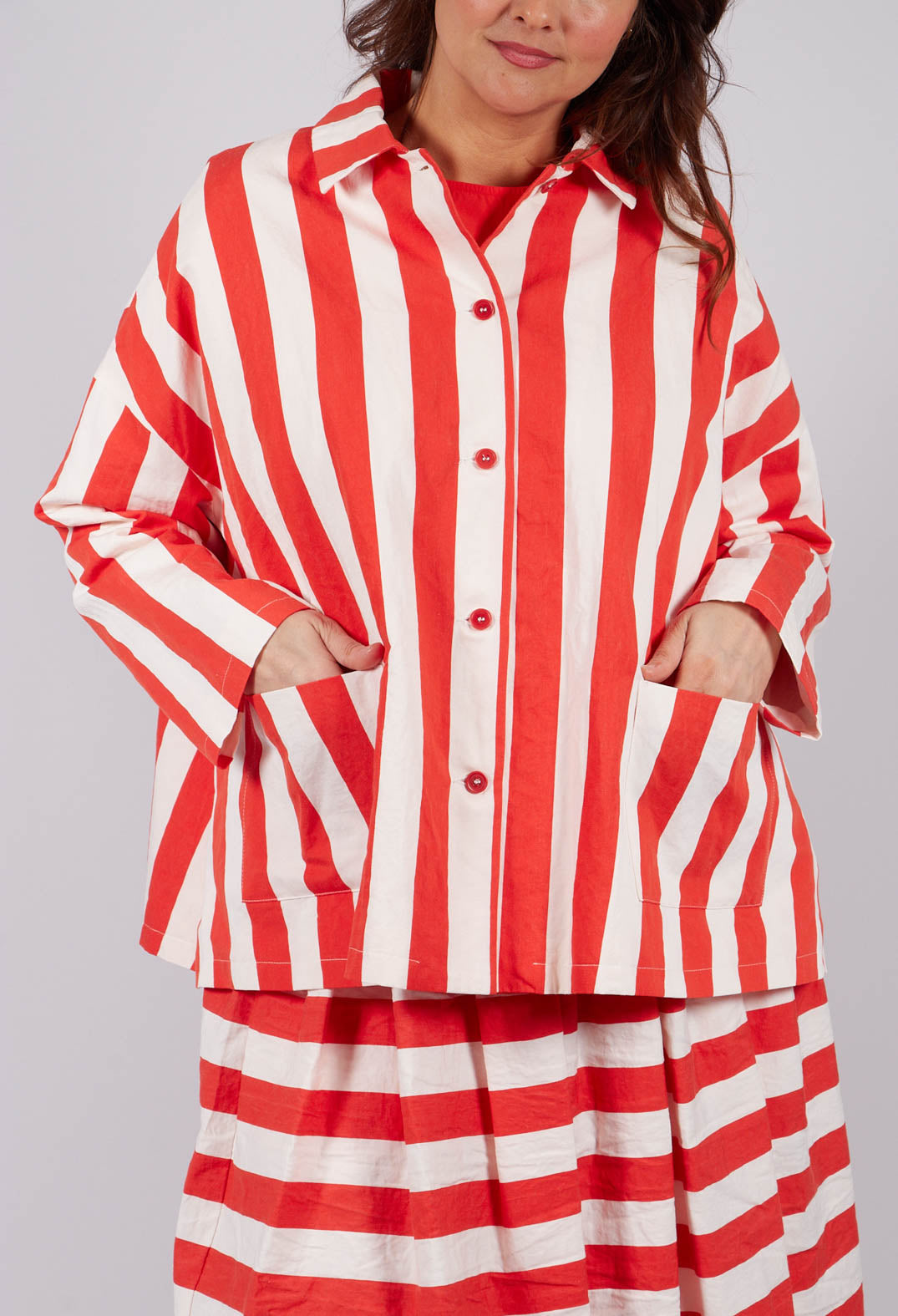 Jacket in Poppy