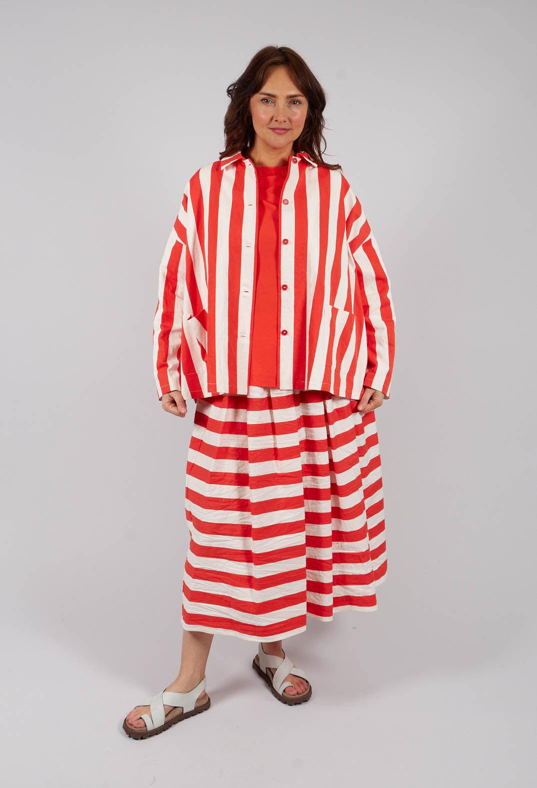 Jacket in Poppy