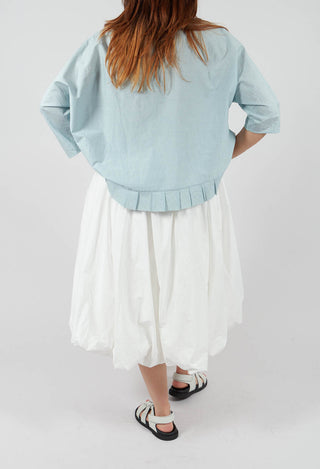 Knee Length Skirt in Milk