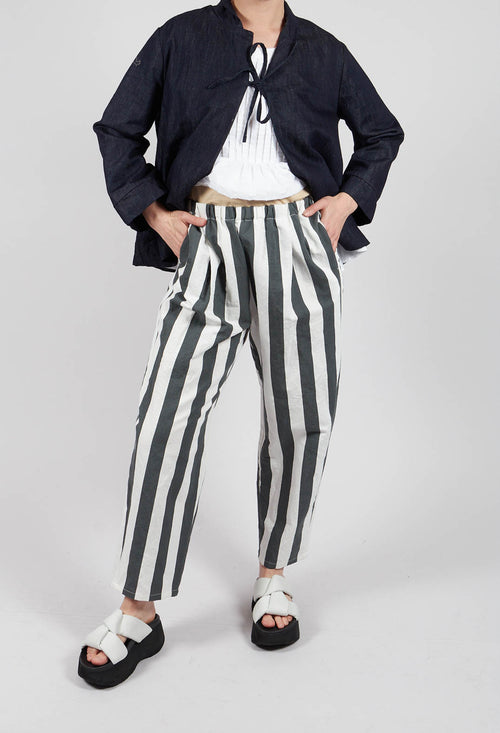 Straight Leg Trouser in Cement