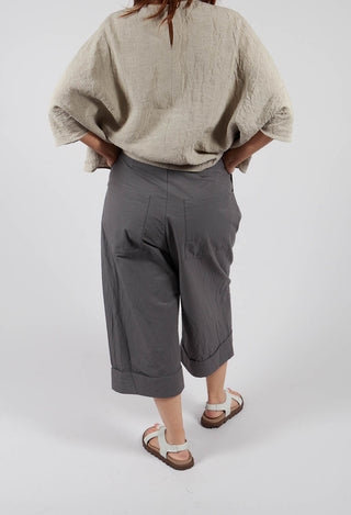 Turnup Trouser in Cement