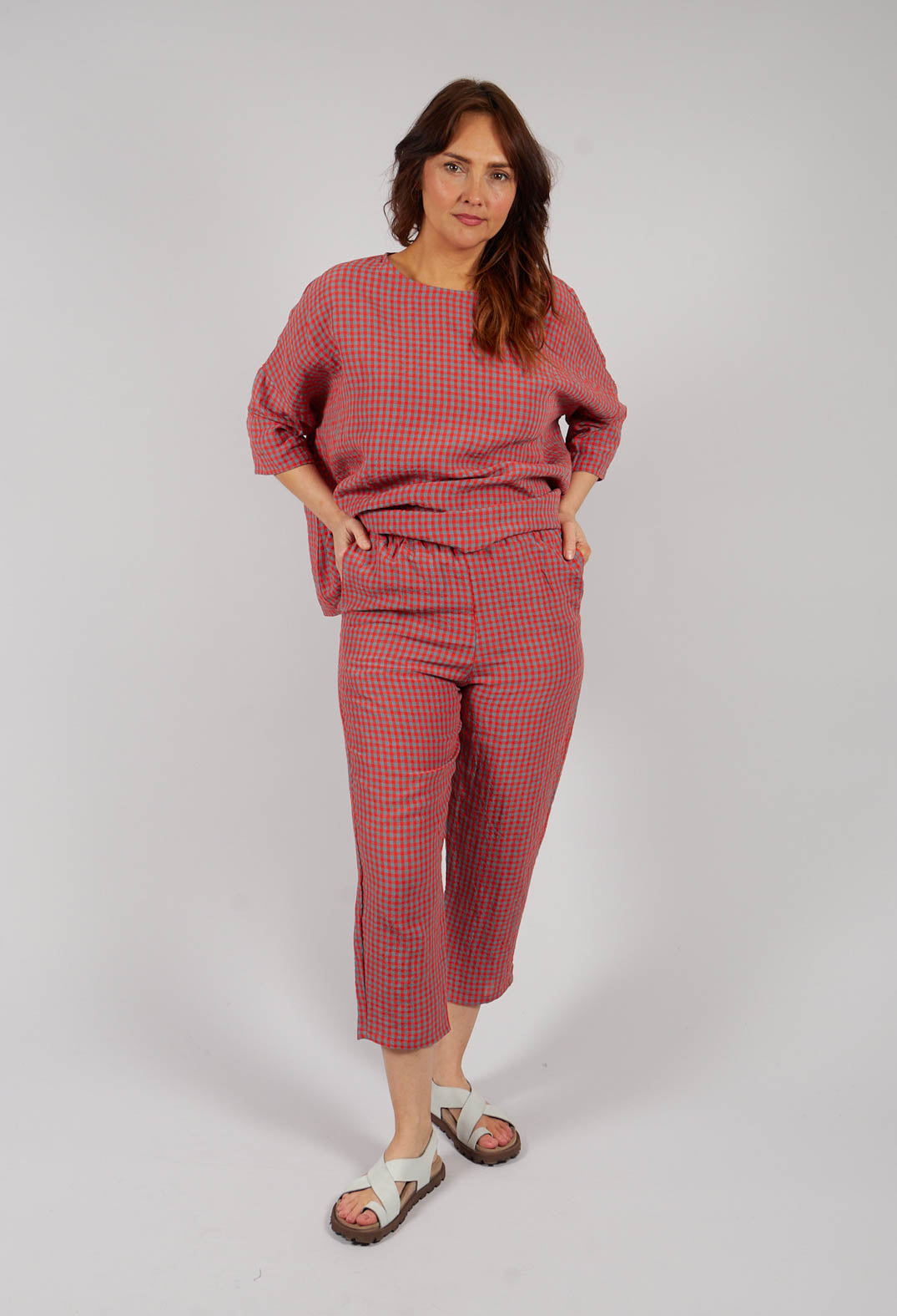 Trouser in Sky Poppy