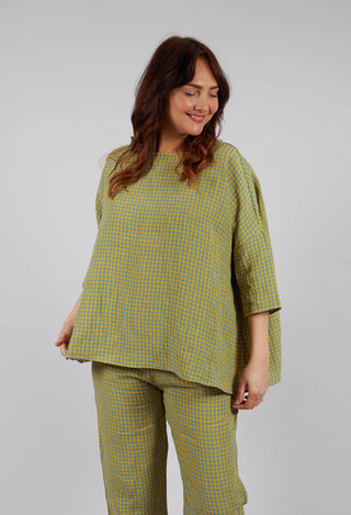 Short Sleeve Shirt in Lemon Sky