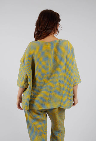 Short Sleeve Shirt in Lemon Sky