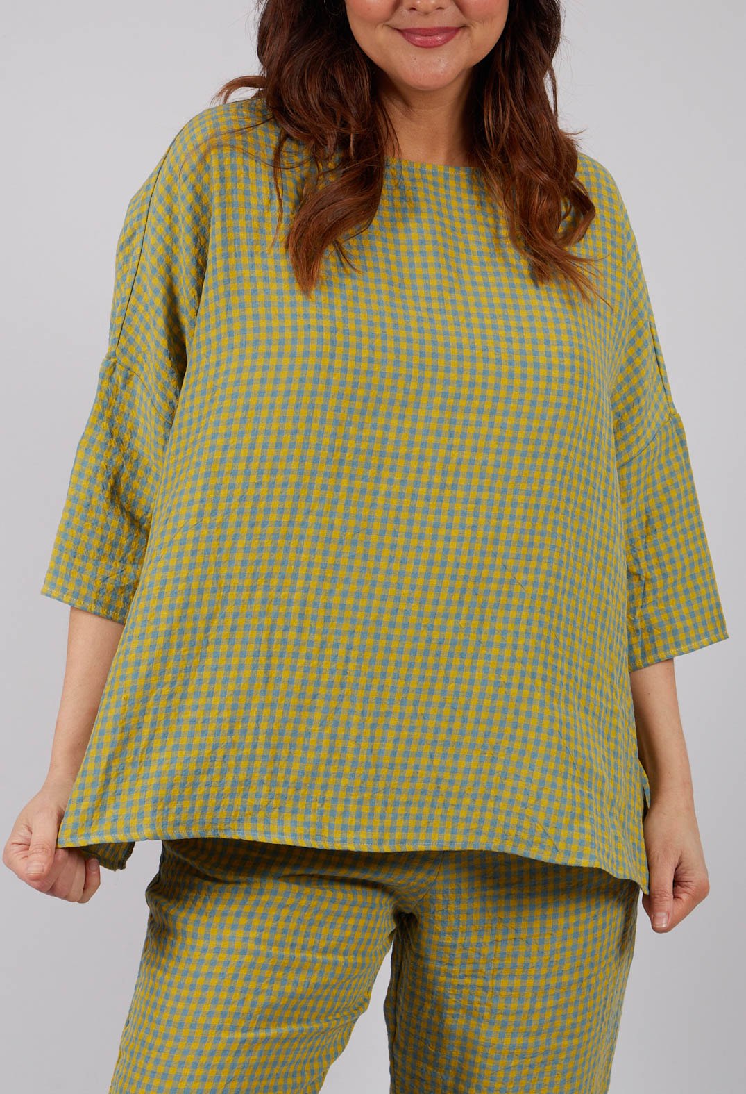Short Sleeve Shirt in Lemon Sky