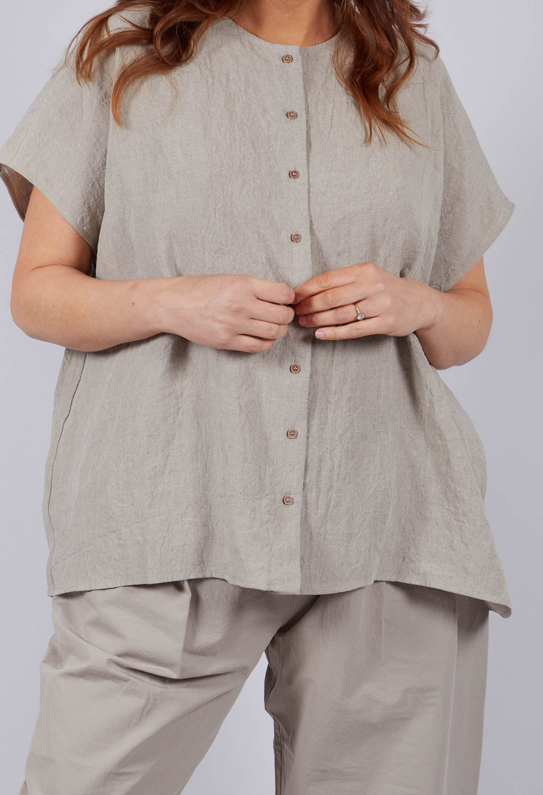 Shirt in Ecru