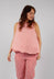 Vest Top in Poppy