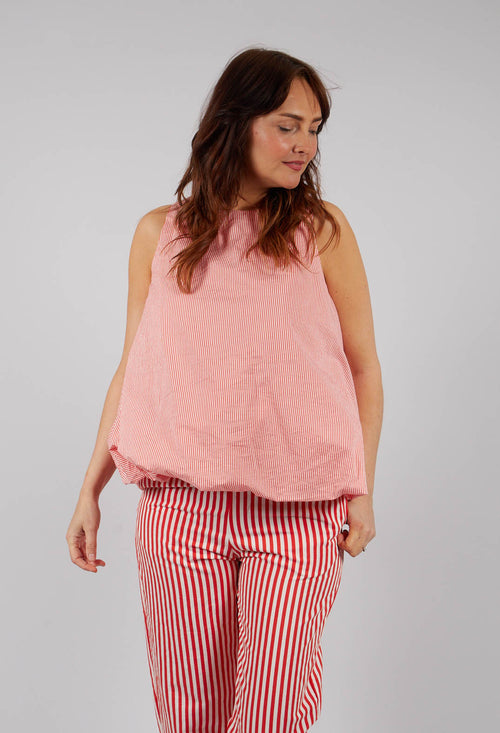 Vest Top in Poppy