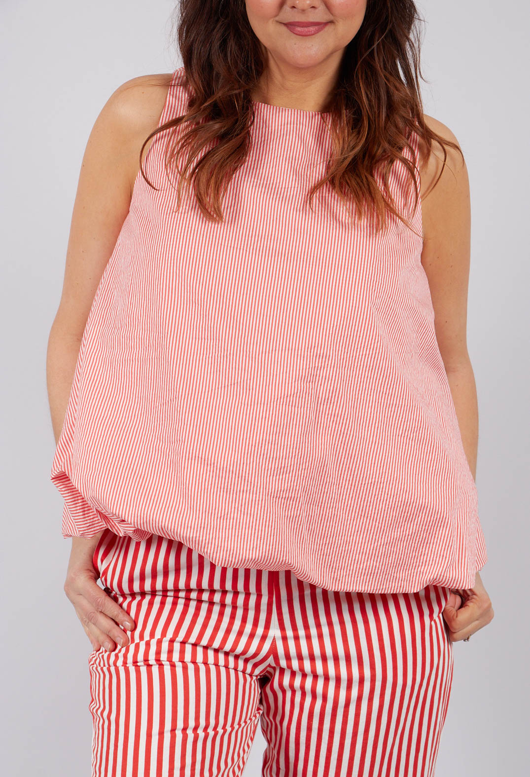 Vest Top in Poppy