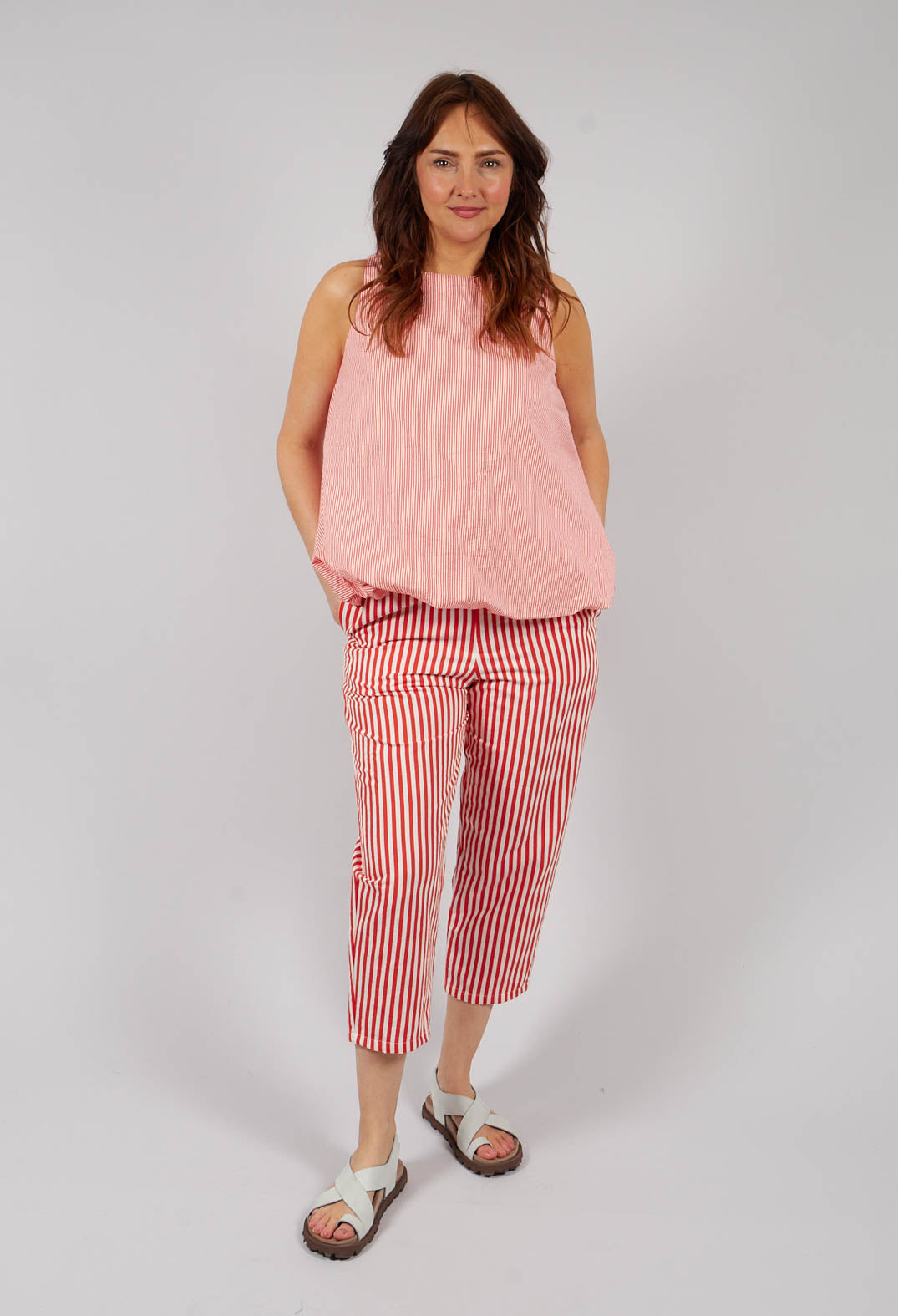 Vest Top in Poppy