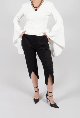 Belt Trousers in Black