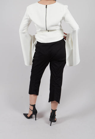Belt Trousers in Black