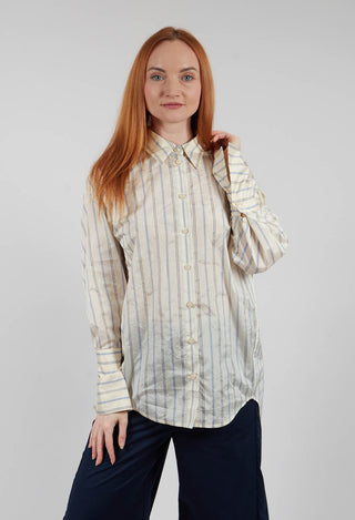 Drew Blouse in Light Blue
