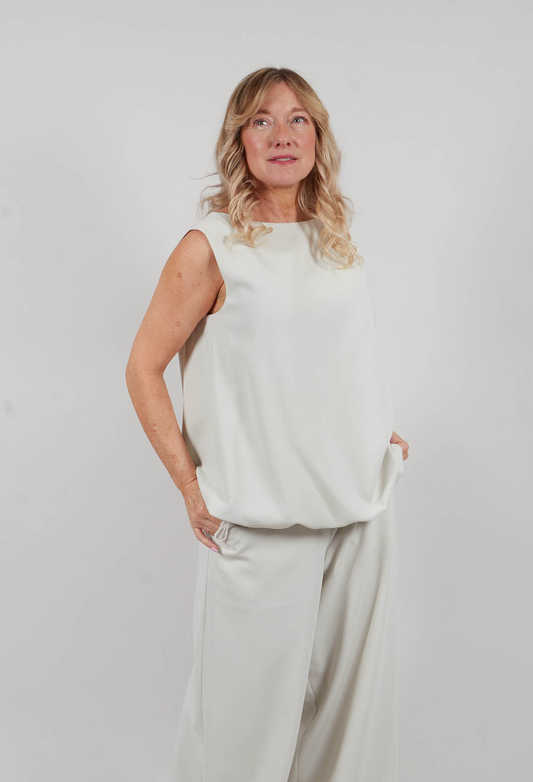 Anke Top in Grey