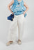 Piri Trousers in Off White