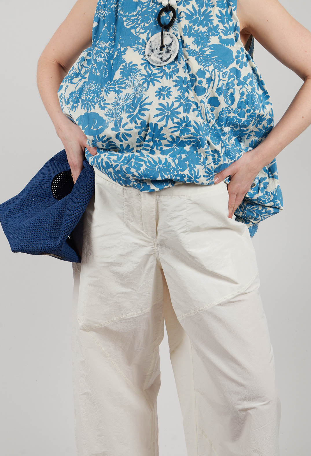Piri Trousers in Off White