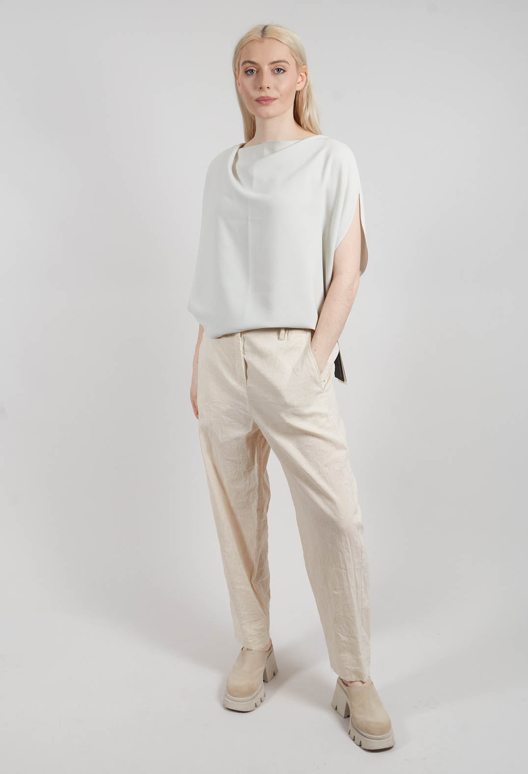 Gia Trousers in Beige
