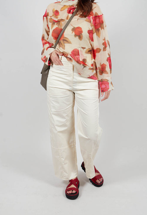 Vela Trousers in Off White