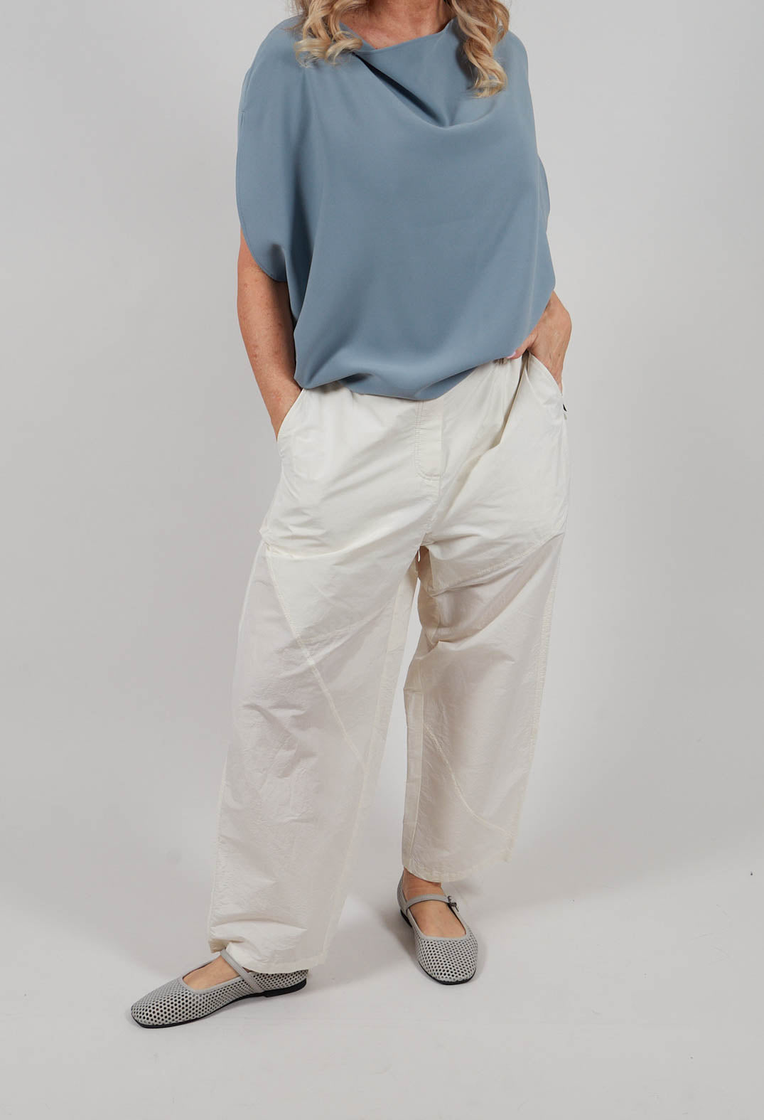 Vela Trousers in Off White
