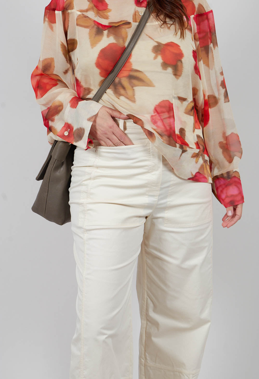 Vela Trousers in Off White