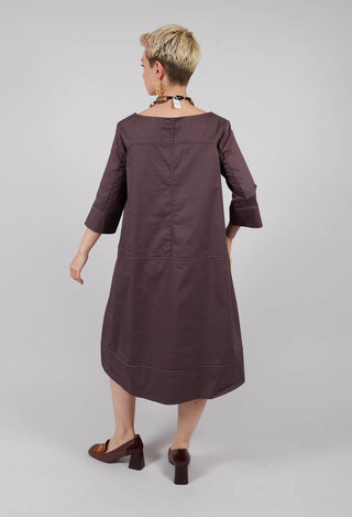Velia Dress in Brown