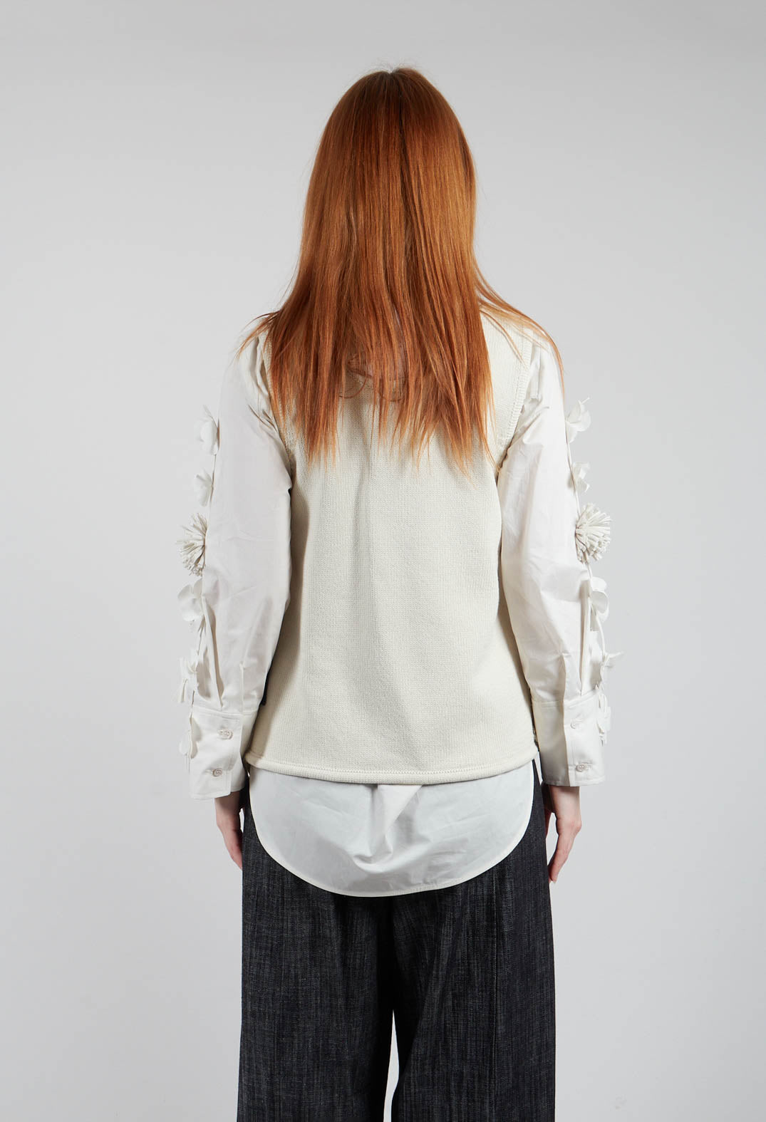 Hal Knit Top in Off White