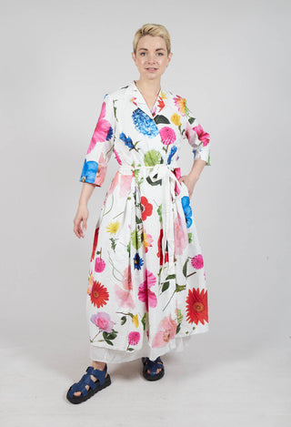 Delmira Printed Dress in Flowers