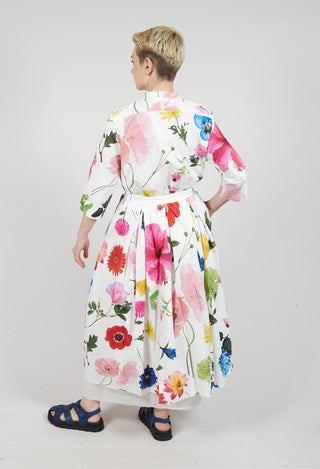 Delmira Printed Dress in Flowers
