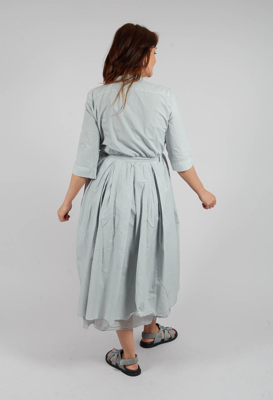 Delmira Dress in Platin Old