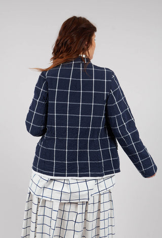 Jesse Jacket in Navy Check