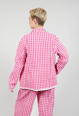 Jesse Jacket in Azalea Check