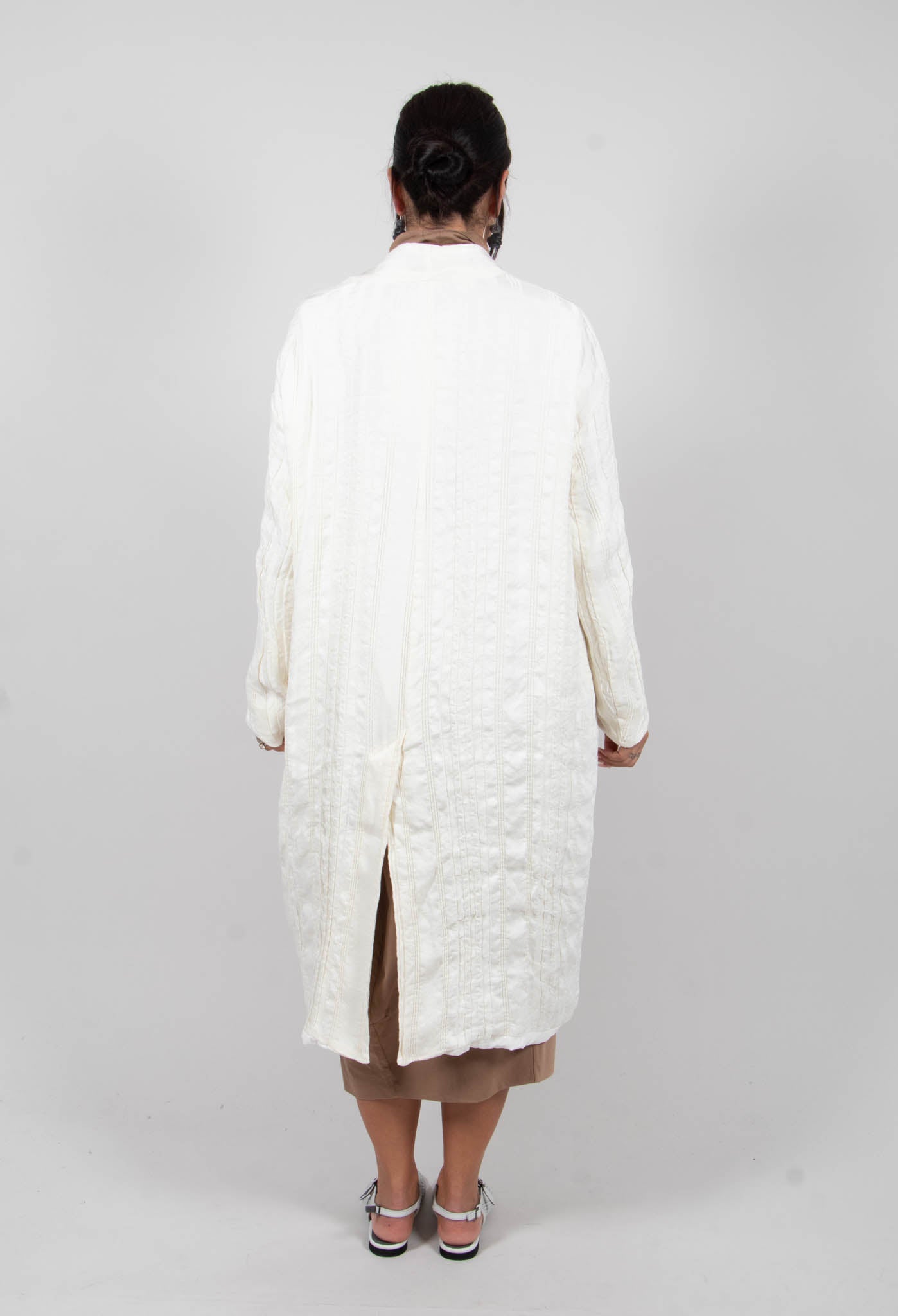 Hannoh Wessel Charlotte Coat in Natural | Olivia May
