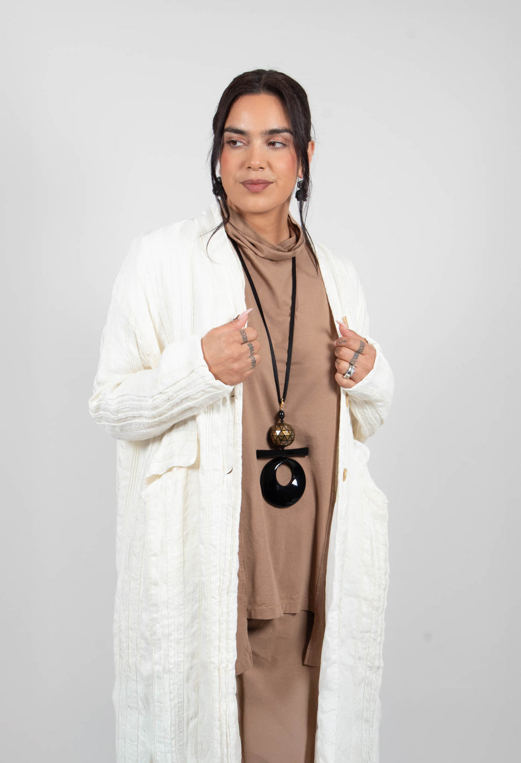 Charlotte Coat in Natural