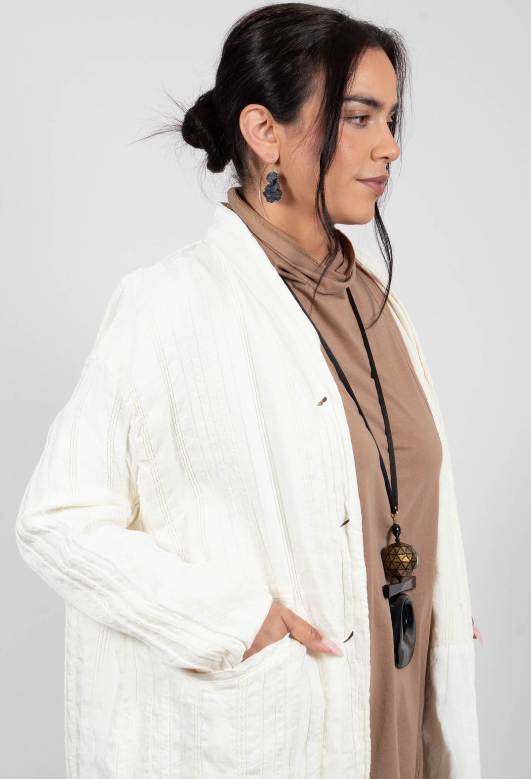 Charlotte Coat in Natural