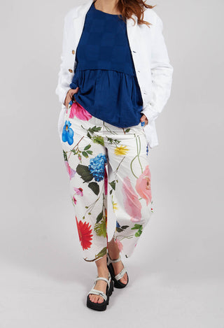 Potamia Printed Trousers in Flowers