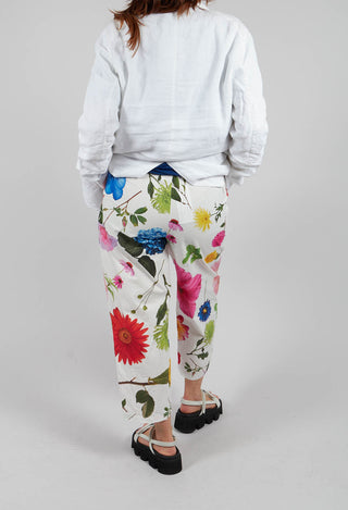 Potamia Printed Trousers in Flowers
