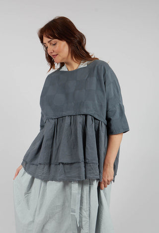 Theresa Top in Zinc