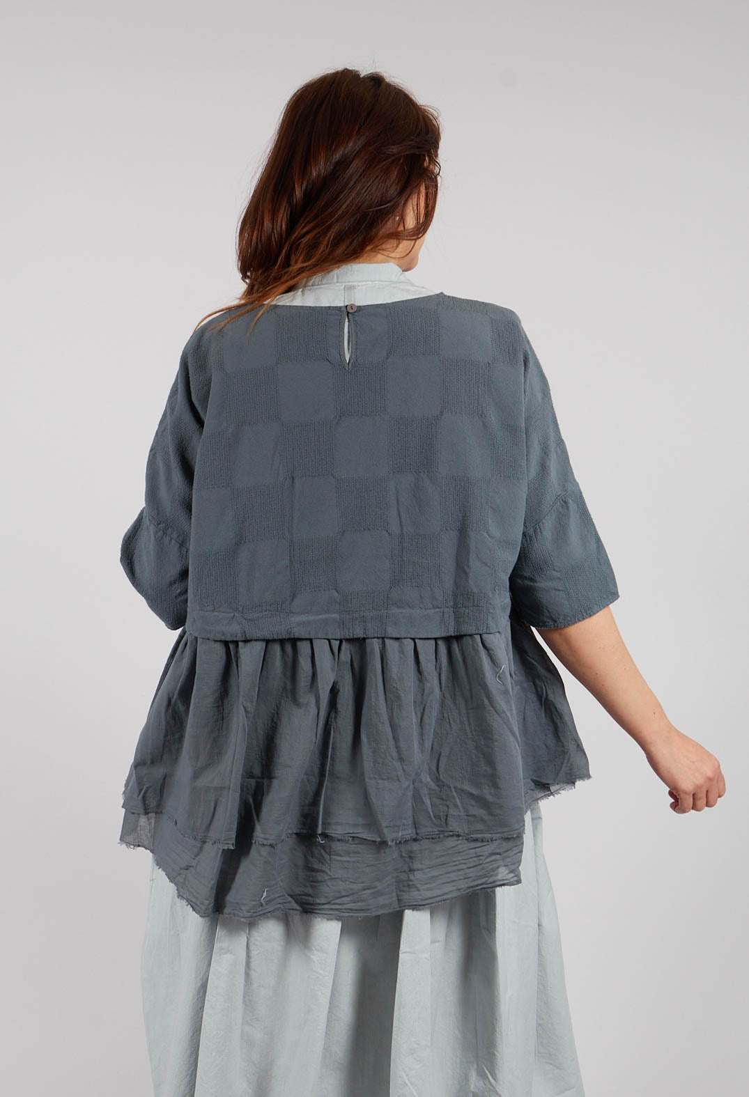 Theresa Top in Zinc
