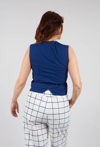 Gertrud Gilet in Blue