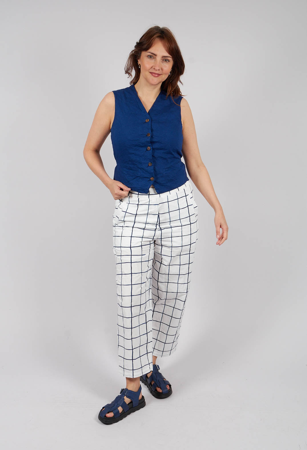 Gertrud Gilet in Blue