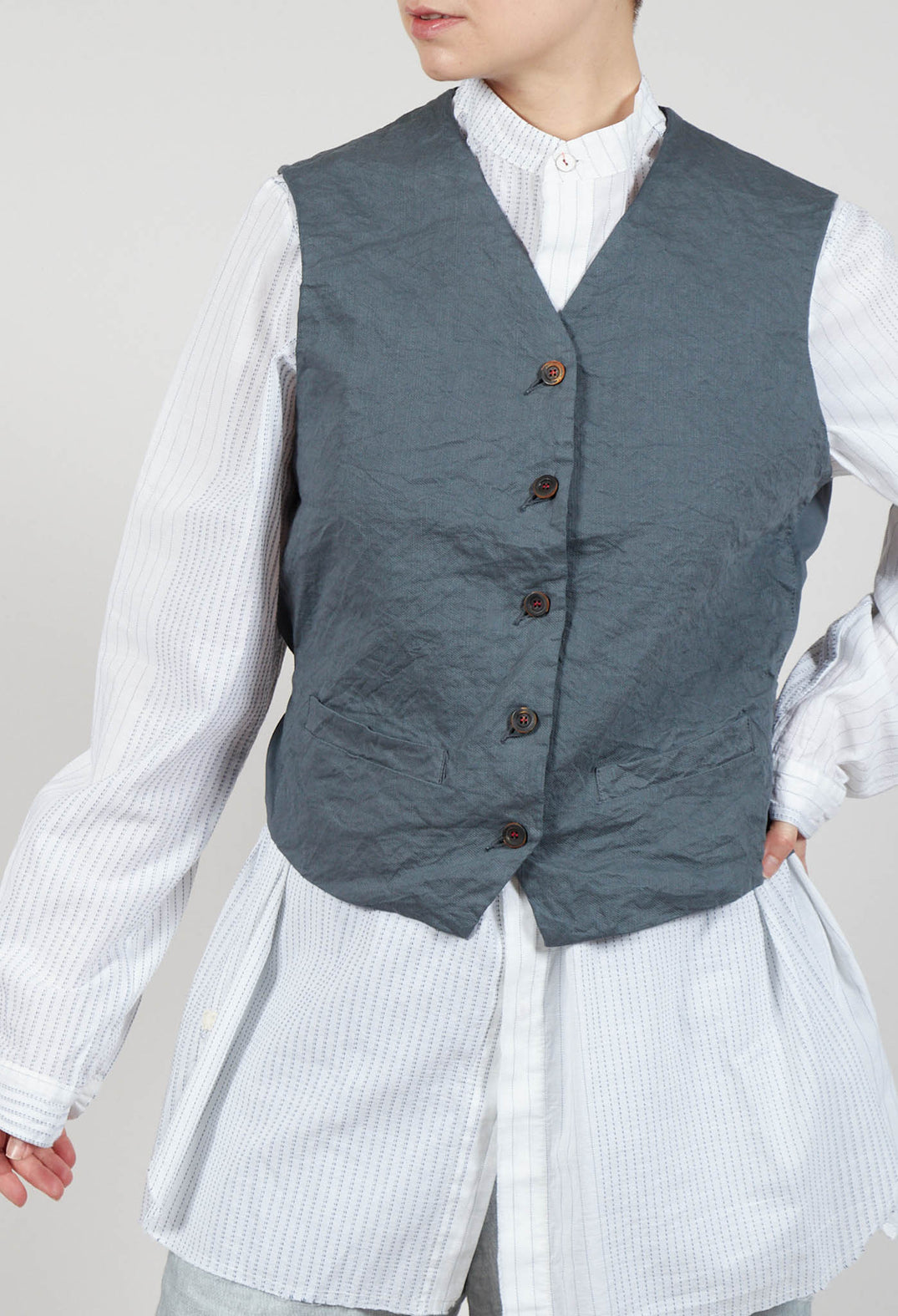 Gertrud Gilet in Zinc