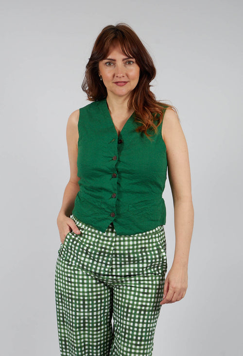 Gertrud Gilet in Grass