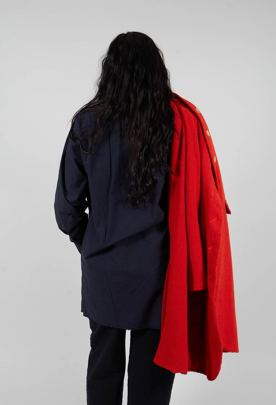 Sam Unisex Shirt in Navy