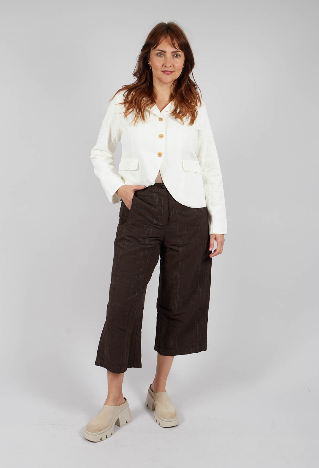 Poppy Trousers in Sepia