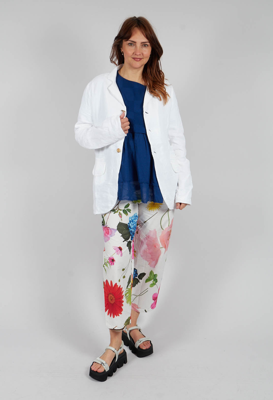 James Unisex Jacket in White