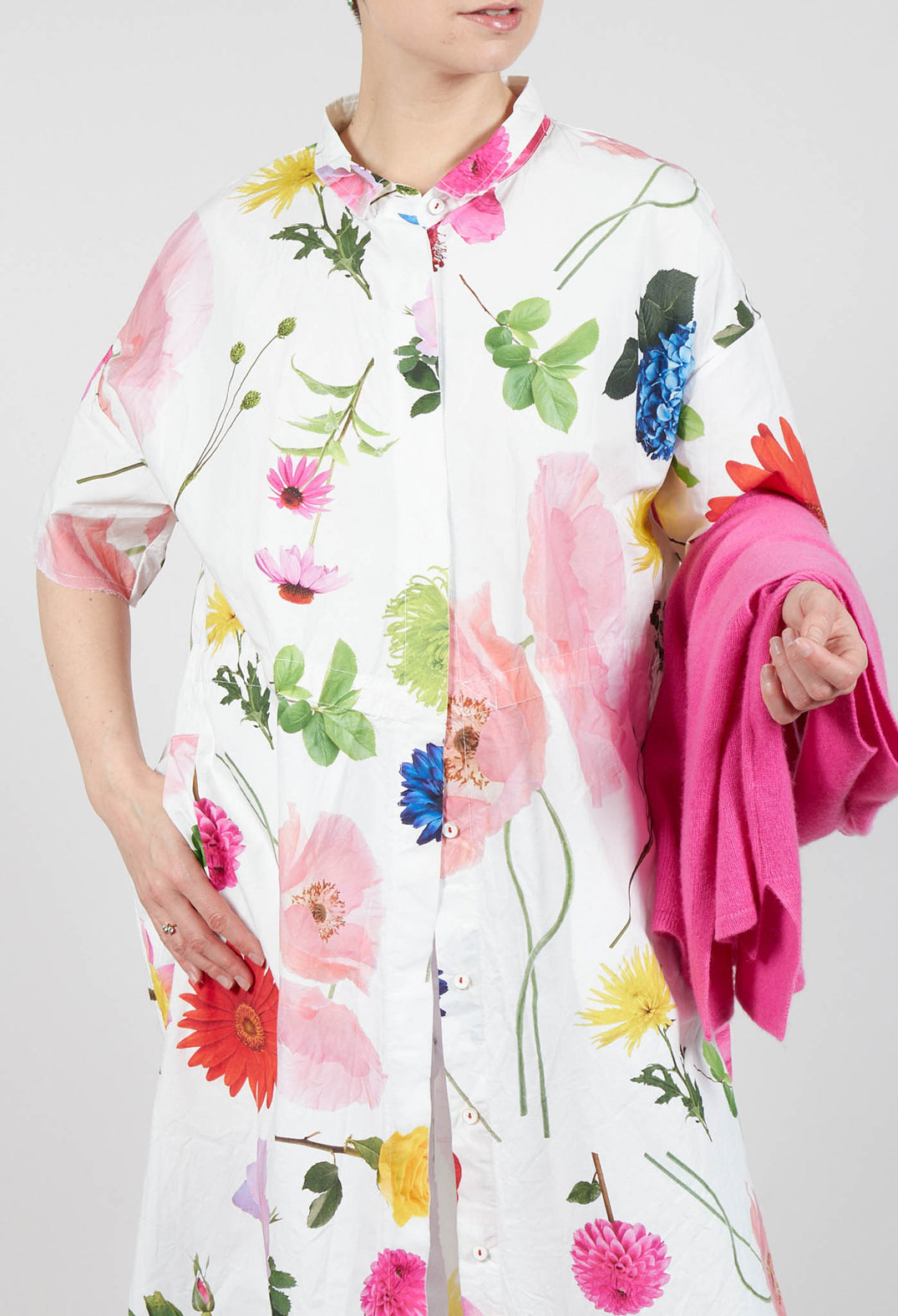 Deborah Printed Dress in Flowers