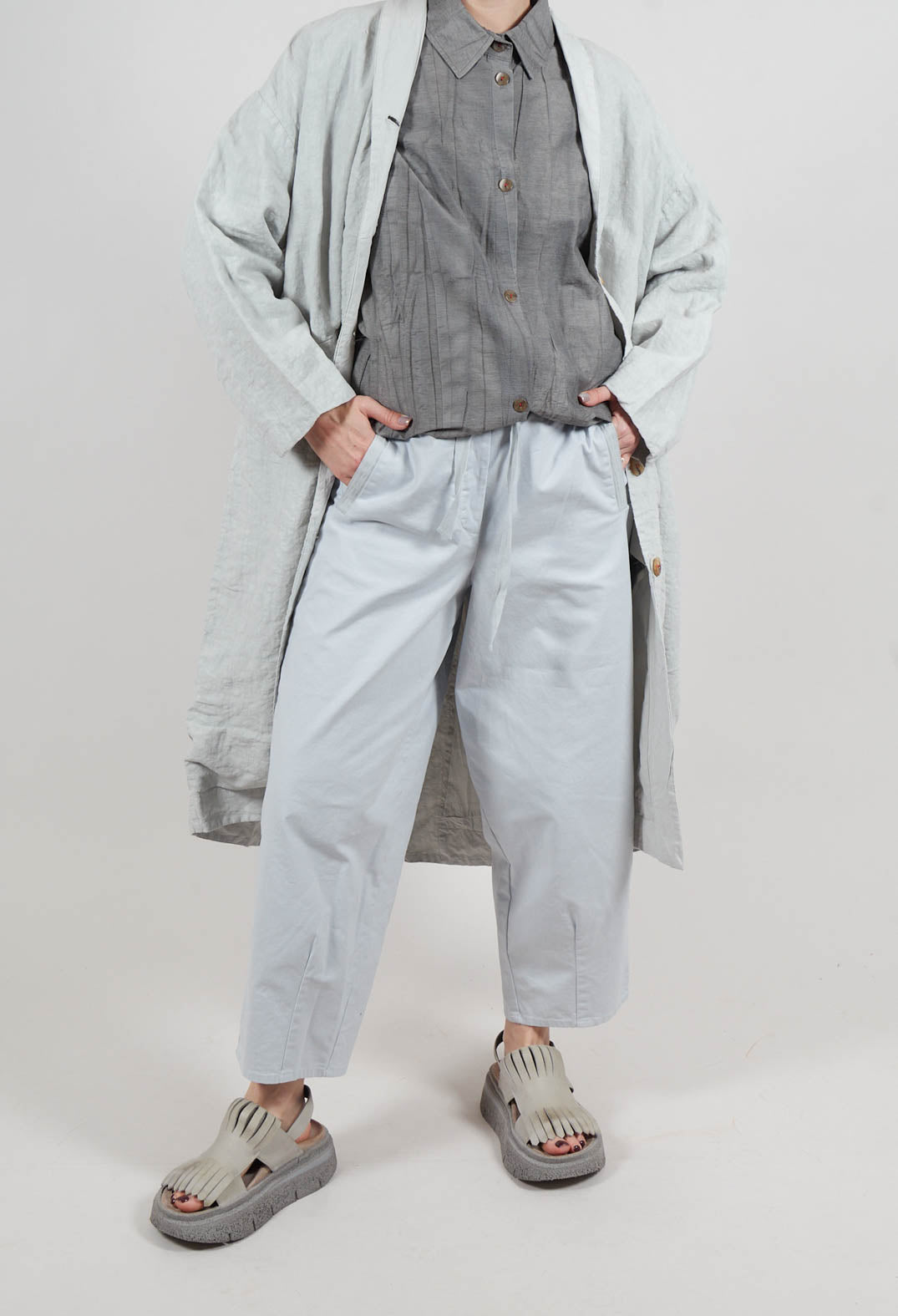 Persephone Trousers in Pearl